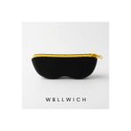 wellwich Silikon Kalemlik ve Gözlük Kılıfı Çok Amaçlı Fermuarlı Organizer Siyah -Sarı Fermuar Aksesuarsız