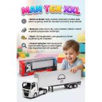 Welly 1:32 Ölçekli Lisanslı Orjinal Man Tgx Xxl Dorseli Koleksiyonluk Model Oyuncak Tır Vitrin