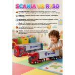 Welly 1:32 Ölçekli Lisanslı Orjinal Scania V8 R370 Dorseli Koleksiyonluk Model Oyuncak Tır