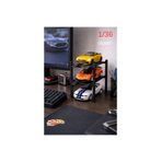 WELLY 1/36 Diecast Araba Standı 3 Katlı – Masaüstü Koleksiyon Düzenleyici Oto Lift