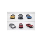 WELLY 1/36 Ölçek Çek Bırak (BMW, Mercedes, Renault, Volvo, Bugatti) Diecast Model araba 6 LI SET