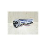 WELLY 25 cm uzunlukta 1/64 ölçek gri VOLVO FH4 TIR MAKETİ (firma ismi yazılabilir)