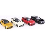 Welly 4'lü 1:36 Ölçek Mercedes Amg Gt Diecast Çek Bırak Model Araba