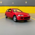 Welly Honda Civic Eg6 1/36 Ölçek Diecast Metal Model Araba Oyunca Araba - Renkli