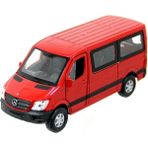 Welly Mercedes Sprinter Bus Kırmızı Çek Bırak Minibüs