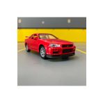 Welly Nissan Skyline Gt-R R34 1/36 Ölçek Diecast Metal Model Araba Oyunca Araba