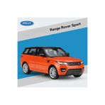 WELLY Range Rover Sport Diecast Model Araba 12 cm – Özel Turuncu Renk, Metal Gövde (1:32)