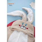 Welsoft Açık Kahve Tavşan Yumuşak Peluş Fermuarlı Bebek Tulumu - 2 Yaş - Açık Kahverengi