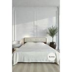 Welsoft Çift Kişilik Battaniye 200X220 Cm Krem