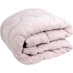 Welsoft Çift Kişilik Yorgan Ekose Kumaş - 195 x 215 cm - Pudra