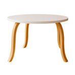 WeltWood 4 Kişilik Kelebek Yemek Masası – 36mm Çift Katmanlı MDF, Cilalı Kayın Çıtalar, Modern Ahşap Tasarım, Kolay Montajlı, Sağlam ve Şık Mutfak & Salon Masası, Katlanabilir 103x103 cm