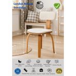 Weltwood 6 Kişilik Kelebek Masa ve 6 London Sandalye | %100 Mdf, %100 Kayın Ağacı Malzemeler