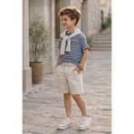 WE&ME Erkek Çocuk &100 Pamuklu Gabardin Şort – Yazlık Rahat Kalıp Günlük Basic Model