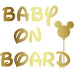 Wenchang Shop C 1 Adet Tarzı Altın 15*12.8 cm Altın Bebek Arka Koltukta Car Stickers Vinil 3D Komik Çocuk Bebek Araba Yansıtıcı Car Styling Için Daewoo Sticker (Yurt Dışından) - Beyaz