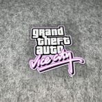 Wenchang Shop C 11X9.5CM Gta Vice City Klasik Oyun Grand Auto Stickerları Araba Çıkartmaları Laptop Klavye Gitar Dıy Grafikleri (Yurt Dışından) - Beyaz