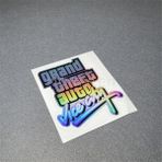 Wenchang Shop C 11X9.5CM Lazer Gta Vice City Klasik Oyun Grand Auto Stickerları Araba Çıkartmaları Laptop Klavye Gitar Dıy Grafikleri (Yurt Dışından) - Beyaz