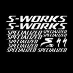 Wenchang Shop C 26CM Araç Süsleme Aksesuarları Çıkartmaları Bisiklet ve Motosiklet Şasi Stickerları S-Works Araba Tasarımı Karoser Stil Aksesuarlar Decals Kk (Yurt Dışından) - 1 - Beyaz
