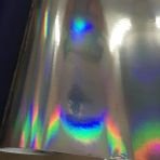 Wenchang Shop C 30CMX100CM 30*100 cm Gümüş Lazer Krom Kaplama Vinil Holografik Araba Kaplama Filmi Gökkuşağı Araba Gövde Süsleme Krom Sticker Sayfa Etiketi (Yurt Dışından) - Beyaz