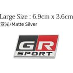 Wenchang Shop C Açık Yeşil Toyota Hv Yaris Rz Rc Rs C-Hr Corolla Prius Harrier Camry Tacoma Venza Rav4 gr Için Araba Sticker gr Sport Logo Amblem Rozet Etiketler (Yurt Dışından) - 1 - Beyaz
