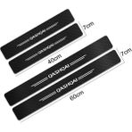 Wenchang Shop C Araba Kapısı Çıkartması Nissan Qashqai J12 Tuning Aksesuarları J10 J Eşik Kapı Eşiği Pedal Koruyucu Karbon Fiber Sticker (Yurt Dışından) - Beyaz