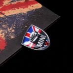 Wenchang Shop C Araba Mini Mini Cooper Countryman Clubman F54 F55 F56 R55 R56 R60 F60 Araba Aksesuarları Için Birleşik Krallık Araba Metal Amblemi Rozet Etiket Sticker Çıkartmalar. (Yurt Dışından) - 1 - Beyaz