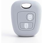 Wenchang Shop C Beyaz Gri Peugeot Citroen Toyota Aygo Için Silikon Anahtarlık Kılıfı Koruyucu Uzaktan Kumanda Anahtar Kapak (Yurt Dışından) - araba anahtarı kapağı