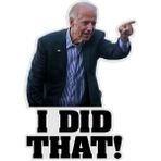 Wenchang Shop C Beyaz Joe Biden Komik Sticker - Bunu Yaptım Araba Sticker Çıkartması Su Geçirmez Joe Biden Sticker'lar Dıy Yansıtıcı Çıkartmalar Poster (Yurt Dışından) - 1