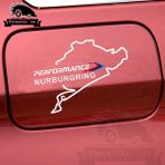 Wenchang Shop C C Beyaz Bmw E90 E46 E60 E39 F30 F34 F10 F15 F26 X1 X3 X4 X5 X6 Için Araba Yakıt Tankı Kapağı Sticker Yarış Yolu Nurburgring Performans Etiketi (Yurt Dışından)