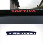 Wenchang Shop C Captiva Için Chevrolet Chevy Captiva Araba Aksesuarları Için Karbon Fiber Yüksek Monte Stop Lambası Yüksek Fren Işıkları Araba Stickerları (Yurt Dışından) - 1 - Beyaz