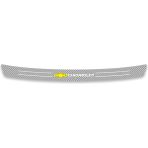 Wenchang Shop C Chevrolet Stili Için 90CM x 11CM Chevrolet Spark Cruze Captiva Aveo Sail Sonic Trax Lacetti Için Araba Kuyruk Bagaj Arka Tampon Karbon Fiber Çizik Koruyucu Sticker (Yurt Dışından) - Beyaz