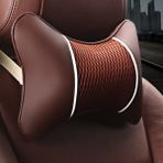 Wenchang Shop C Deri Kahve 1 Adet Tarzı Bmw Peugeot Audi Ford Focus Volkswagen Vw Golf Honda Tesla Benz Infiniti Lexus Aksesuarı Için Araba Pamuk Flanş Boyun Yastığı (Yurt Dışından)