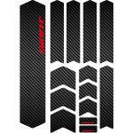 Wenchang Shop C Dev Için Dağ Bisikleti Için Karbon Fiber Scott Sram Giant Santa Cruz Shimano Yoshimura Bisiklet Şasi Koruyucu Film Etiket Sticker (Yurt Dışından) - 1 - Beyaz