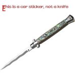 Wenchang Shop C E Otomatik Bıçaklı Bıçak Araba Kamyon Çıkartma Tampon Pencere Grafiti Sticker Su Geçirmez Araba Veya Ev Dekorasyonu Için 15 cm (Yurt Dışından) - Beyaz
