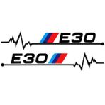 Wenchang Shop C E30 Siyah Aliauto 2 Adet Araba Arka Görüş Aynası Sticker ve Decal Aksesuarları Bmw E30 E34 E36 E39 E46 E60 E61 E87 E90 E83 F10 F20 F21 F30 F35 Için (Yurt Dışından) - Beyaz