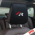 Wenchang Shop C Fr Stili Seat Fr Araba Başlık Koruyucu Için Nakışlı Logo Koltuk Başlık Kılıfı - Süper Araba Amblemleri Başlık Kılıfı (Yurt Dışından)