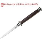 Wenchang Shop C G Otomatik Bıçaklı Bıçak Araba Kamyon Çıkartma Tampon Pencere Grafiti Sticker Su Geçirmez Araba Veya Ev Dekorasyonu Için 15 cm (Yurt Dışından) - Beyaz