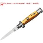 Wenchang Shop C H Otomatik Bıçaklı Bıçak Araba Kamyon Çıkartma Tampon Pencere Grafiti Sticker Su Geçirmez Araba Veya Ev Dekorasyonu Için 15 cm (Yurt Dışından) - Beyaz