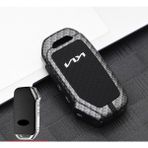 Wenchang Shop C Karbon Kapak Kıa K5 Sorento Mq4 Sportage Seltos Ceed Niro Ev Telluride Cerato Soul 3 Proceed Aksesuarları Için Araba Akıllı Anahtar Kılıfı Cüzdan Çanta (Yurt Dışından) - 1