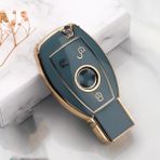 Wenchang Shop C Mavi Mercedes Benz A B Sınıfı Amg Gla Cla Glc W176 W221 W204 W205 Aksesuarları Anahtar Kabı Kılıfı Anahtarlık Oto Anahtarlık (Yurt Dışından)