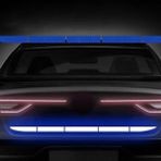 Wenchang Shop C Mavi Volkswagen Tiguan Touareg Vw Polo Sedan Passat B5 B6 B7 B8 Golf Mk3 Mk Için Arka Bagaj Yansıtıcı Şerit Stickerları (Yurt Dışından) - 1 - Beyaz
