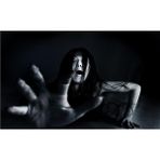 Wenchang Shop C Sadako Şaşırtıcı 3D Araba Arka Cam Poster - 130*70 cm Su Geçirmez Tek Yönü Görüş Korkutucu Pencere Etiketleri Oem Sticker (Yurt Dışından) - Beyaz