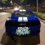 Wenchang Shop C Siyah Ford Mustang Shelby Gt Ac Cobra Için Shelby Imzalı Stickerlar Merkez Konsol Arka Tampon Yansıtıcı Stickerlar Dış Dekorasyon (Yurt Dışından) - 1 - Beyaz