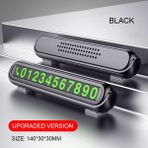Wenchang Shop C Siyah Gizli Araba Geçici Park Kartı Araç Aromaterapi Telefon Numarası Kartı Sticker Luminöz Kart Plaka Araba Hava Temizleyici Aksesuarları (Yurt Dışından) - 1 - Beyaz