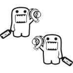 Wenchang Shop C Siyah Jdm Araba Sticker Domo Kun Komik Stickerlar ve Çıkartmalar Araba Dekorasyonu Vinil Pencere Stickerlar Otomobil Aksesuarları (Yurt Dışından) - 1 - Beyaz