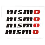 Wenchang Shop C Siyah Nissan Tiida Sunny Qashqai March Teana X-Trail Için Aliauto 4 Adet Nismo Araba Lastik & Jant Sticker Etiketi Aksesuarları Pvc 10CM*2CM (Yurt Dışından) - Beyaz