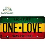 Wenchang Shop C Stil A Vintage Rasta Lisans Levhası One Love Vinil Araba Sticker Buzdolabı Dıy Çıkartma Sörf Tahtası Dekorasyonu - 13 cm x 6.6 cm (Yurt Dışından) - Beyaz