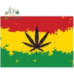 Wenchang Shop C Stil H Vintage Rasta Lisans Levhası One Love Vinil Araba Sticker Buzdolabı Dıy Çıkartma Sörf Tahtası Dekorasyonu - 13 cm x 6.6 cm (Yurt Dışından) - Beyaz