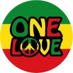 Wenchang Shop C Stil P Vintage Rasta Lisans Levhası One Love Vinil Araba Sticker Buzdolabı Dıy Çıkartma Sörf Tahtası Dekorasyonu - 13 cm x 6.6 cm (Yurt Dışından) - Beyaz