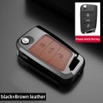Wenchang Shop C Tek Bir Kabuk Vw Volkswagen Polo Golf4 Mk7 Golf7 T5 Skoda Octavia A5 A7 Leon Ibiza Ateca Kodiaq Araba Aksesuarı Için Çinko Alaşımlı Anahtarlık Kılıfı (Yurt Dışından) - 1
