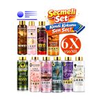 Wendore Sihirli Küre Ve Tüm Koku Makinelere Uyumlu Geniş Alan Koku Makinesi Parfüm Esansı Set 6*150ml
